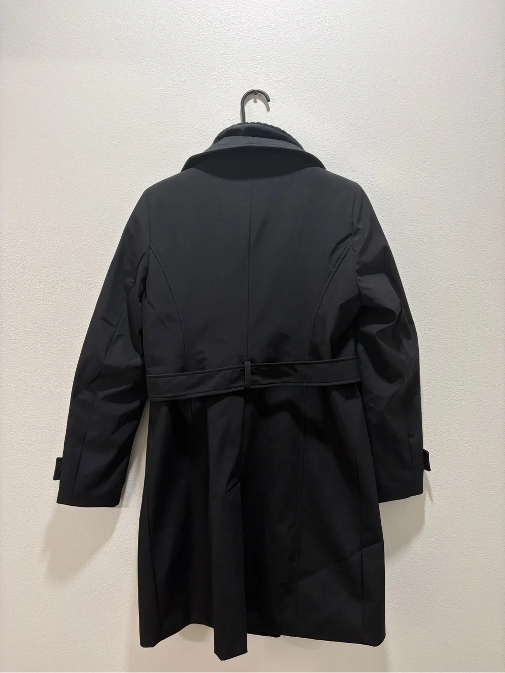 Halston Heritage Black Trench Coat